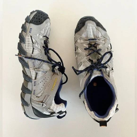 Merrell Men's Waterpro Maipo All-Terrain Water Shoes, Drizzle Gray Navy Blue, 8 - Picture 2 of 13